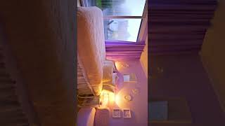 Purple Studio Tour | Rainy Window Vibes ✨🏡 #youtubeshorts #aesthetic #TheCozyLiving #CozyVibes