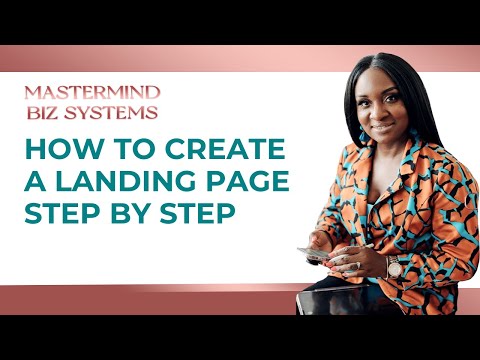 HOW TO CREATE A LANDING PAGE STEP BY STEP USING LEADPAGES