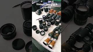 Vintage Cameras and Lenses #california #fleamarket #swapmeet #vintage #cameras #photography
