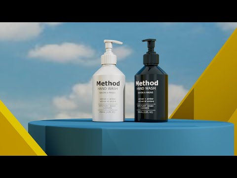 Method Hand Wash 3d Modeling in Autodesk Maya/Animation Video/#advertisement #productanimation