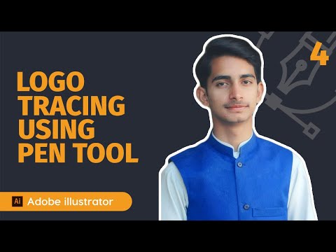 Logo tracing using PEN TOOL - Raster to Vector - Adobe illustrator