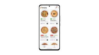 Flutter Pizza Ordering App Mockup