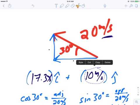 Solving a Projectile Problem General Launch Angle