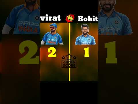 Virat vs Rohit Sharma comparison
