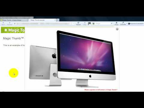 How to enlarge images in Dreamweaver using JavaScript