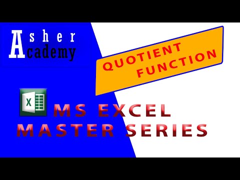 QUOTIENT Function