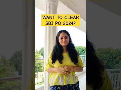 Clear "SBI PO" 2024 in 1st Attempt| 3 IMPORTANT KEYS| #shorts #sbipo #sbipo2024 #ibps #ibpspo #bank