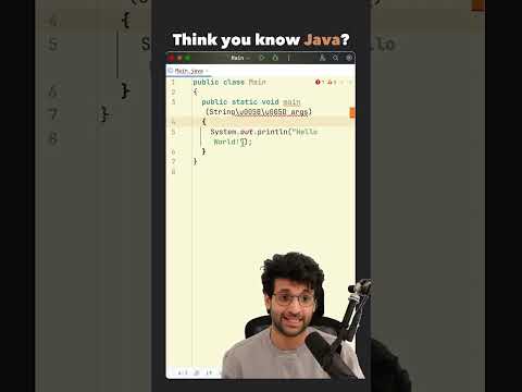 #24 Slightly Weird HelloWorld in #java