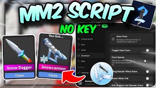 Murder Mystery 2 Script  No Key! ☃️ |  AUTOFARM , ESP , AIMBOT  | Pastebin 2025 Winter Update! ❄️