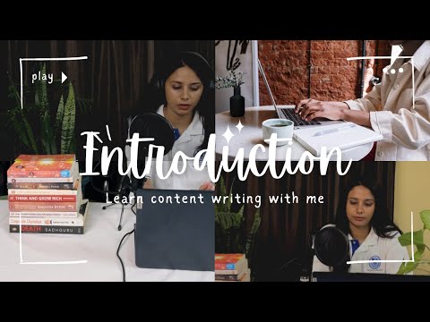 Channel Introduction Video | Content Writing Training
