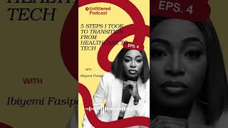 5 STEPS to move from healthcare into TECH! #careergrowth ibiyemicareercoach #careercounselling