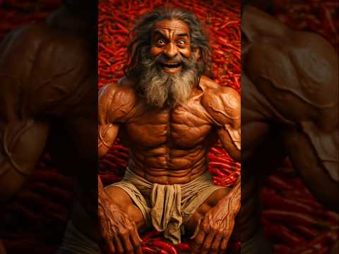 “World’s Most Powerful Baba 😱 Mirchi Experiment Gone Wrong!”#ai #viral #viralvideo #aishorts #shorts