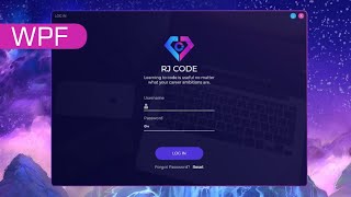 WPF UI/ Design a Modern Login Form/ Introducing to WPF