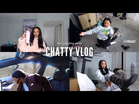 YAP SESH | car cleanout + new medical coding job + room decor + new shoes…