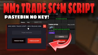 NEW 🔪 MM2 Script Release | Trade Freeze Feature Showcase (Roblox Murder Mystery 2)