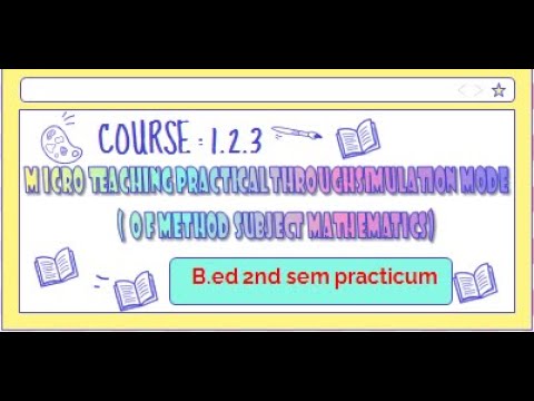 B.ed 2nd sem practicum|ANALYSIS OF MICRO TEACHING PRACTICAL THROUGH SIMULATION MODE|1.2.3| WBUTTEPA