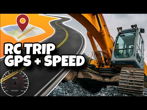 RC Car Until it wants to pass under the excavator | RC Trip Adventure Car Relaxing ASMR