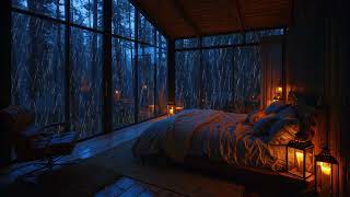 Rain Sounds for Sleeping ⛈Gentle Rain on Window ASMR | Sleep & Focus
