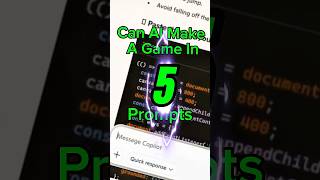 Can AI Make A Game In 5 Prompts? #gamedev #gamedevelopment #ai #aigame