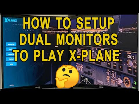 How To Setup  Multi-View &  Play X Plane 11 Or Any Simulator On Multiple Monitors (Nvidia Only)