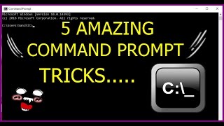 5 Amazing Command Prompt (cmd) Tricks.