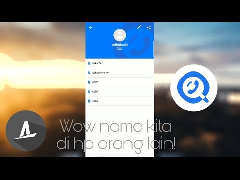 cara mengetahui nama kontak wa kita di hp orang terbaru 2020