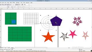 Corel Draw 2020, how to use  spiral tool , polygon tool,  graph paper tool,  text tool