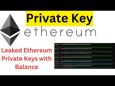 Leaked Ethereum Private Keys with Balance