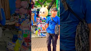 Boneka Labubu lucu Kaka tiruin lucu banget 😹