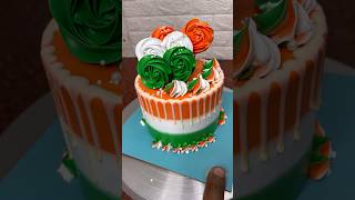 Tirangaa cake #shortsfeed #shorts #trending #republicday #tirangacake