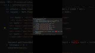 Count Down Timer with JavaScript #learnwebdev #frontenddevelopment