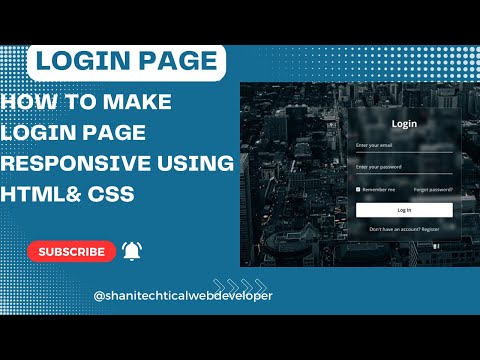 Animated Login Form using HTML & CSS only | No JavaScript or jQuery part| |full explination