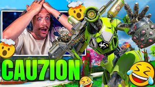 Reacting To The Sentinel GOD Of Apex Legends! Cau7ion's BEST CLIPS!