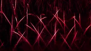 RED FIRE WORKS DISPLAY