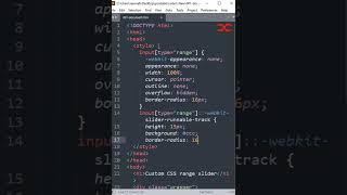 Range Slider | HTML CSS