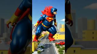 The Best Laugh! Superman vs Godzilla  Funny Animation Showdown! #superman