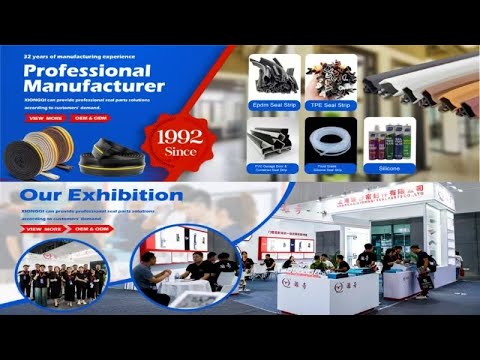🚀 China's TOP Rubber Seal ManufacturerHigh-Quality EPDM/PVC Extrusion Strips Factory Direct Prices