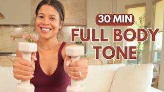 Full Body Dumbbell Burn & Tone (Beginner-Friendly)