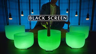 *GUARANTEED SLEEP IN MINUTES* Black Screen Version | Sound Bath for Falling Asleep | Insomnia Music