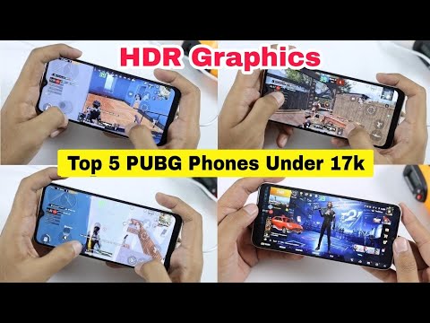 Top 5 PUBG Phones Under ₹17000 with HDR Graphics #PUBGMOBILE