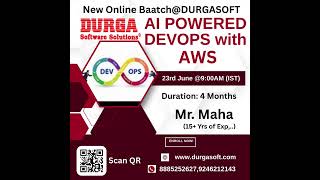 🔥 New Online Batch at DURGASOFT!