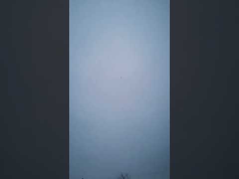 Russians missile flying over girl in Ukraine