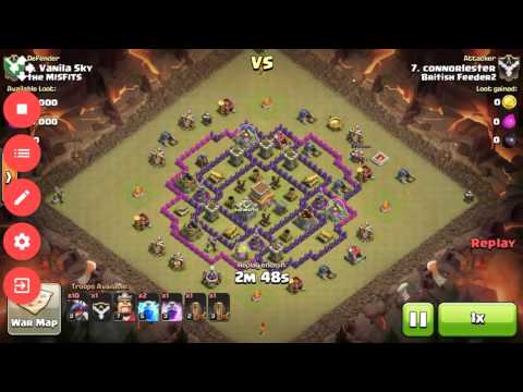 Wrath th9 3 starring a th10 in clan war with golaloon