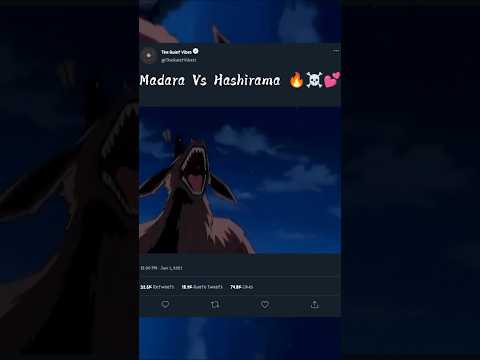 Madara Uchiha vs Hashirama Senju ⚔️ | The Battle That Shaped Shinobi History | Naruto Edit