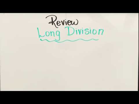 Review: Long Division