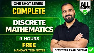Complete Discrete Mathematics in One Shot (4 Hours) Explained in Hindi