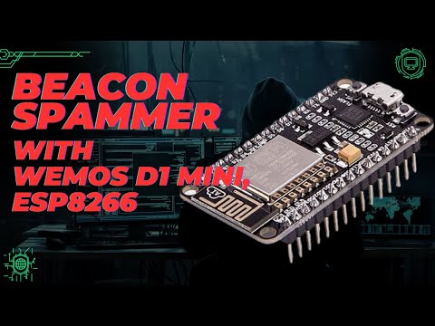 Unlocking the Secrets of Wi-Fi Beacon Spammer with ESP8266! #esp8266 #wifihacking #embeddedsystem