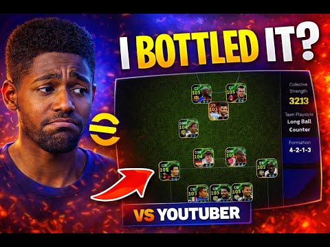 The Most Stressful Match I’ve Played 😰 | VS Another YouTuber | efootball