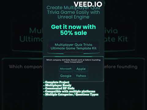 Trivia Quiz Game Template - Unreal Engine
