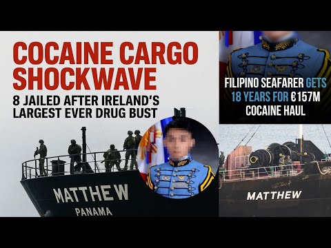 Filipino Seafarer Jailed in Ireland's  €157M Cocaine Haul